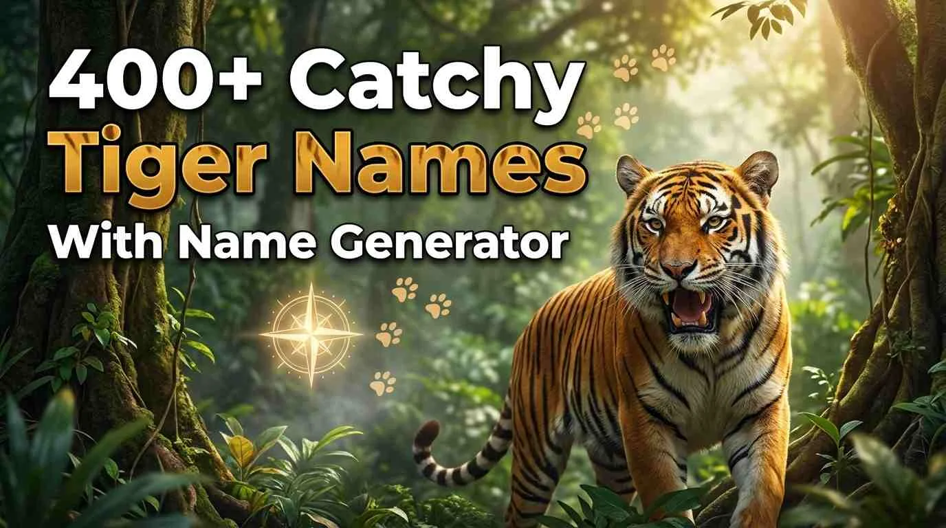 Catchy Tiger Names With Name Generator