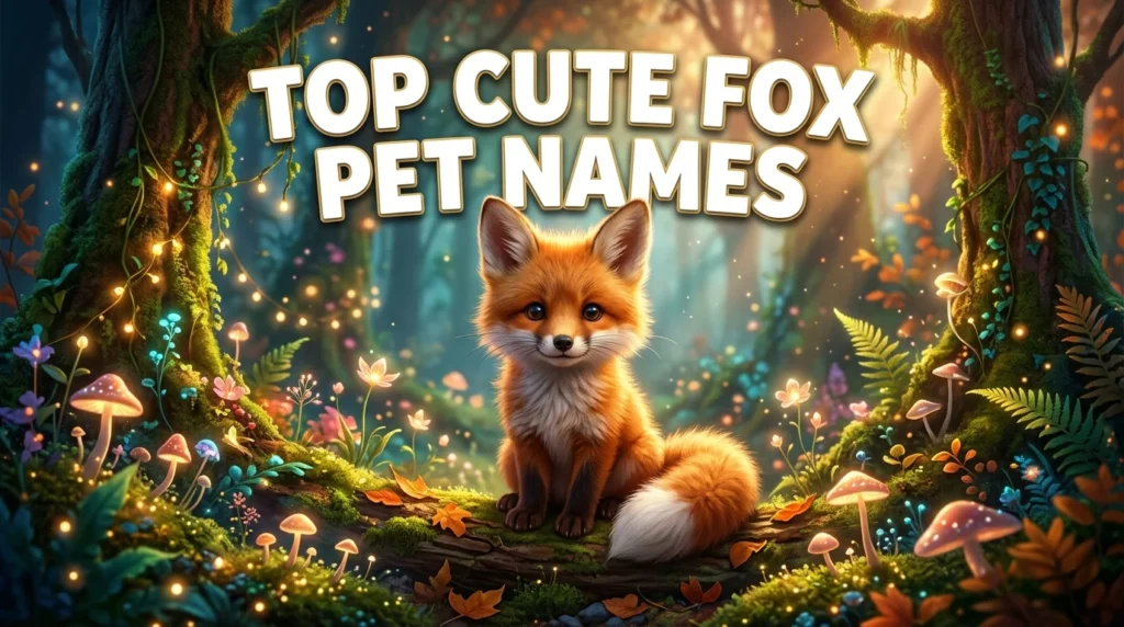 Top Cute Fox Pet Names