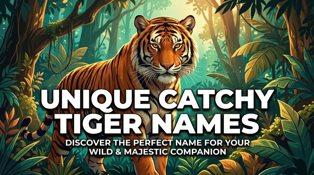 Unique Catchy Tiger Names