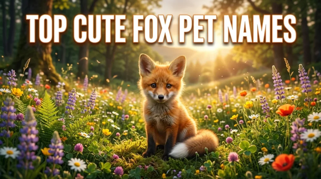 Unique Cute Fox Pet Names