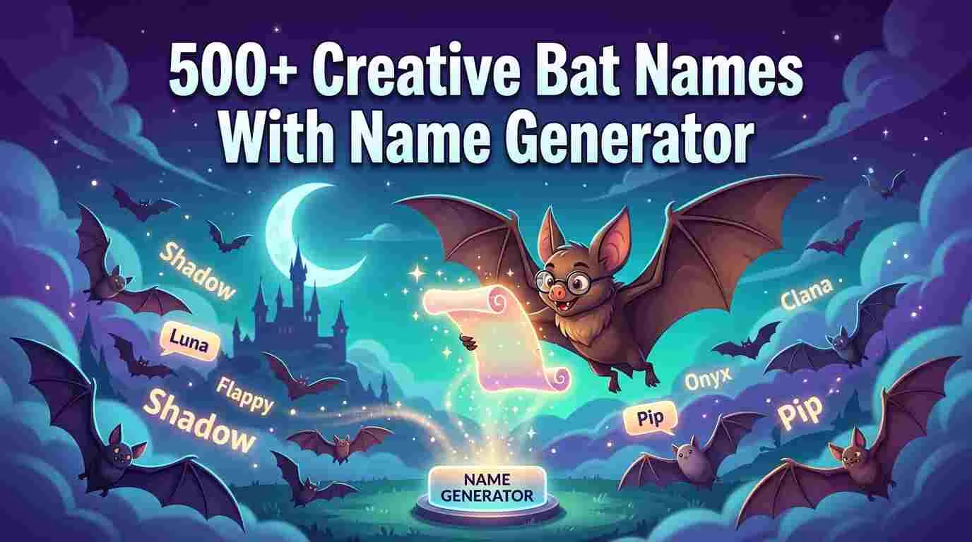 500+ Bat Names: Creative, Cool & Unique Ideas
