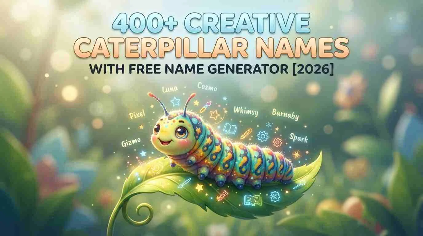 400+ Creative Caterpillar Names With Free Name Generator [2026]
