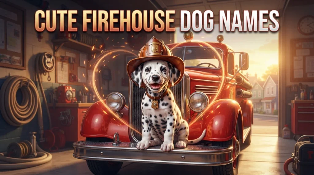 Cute Firehouse Dog Names