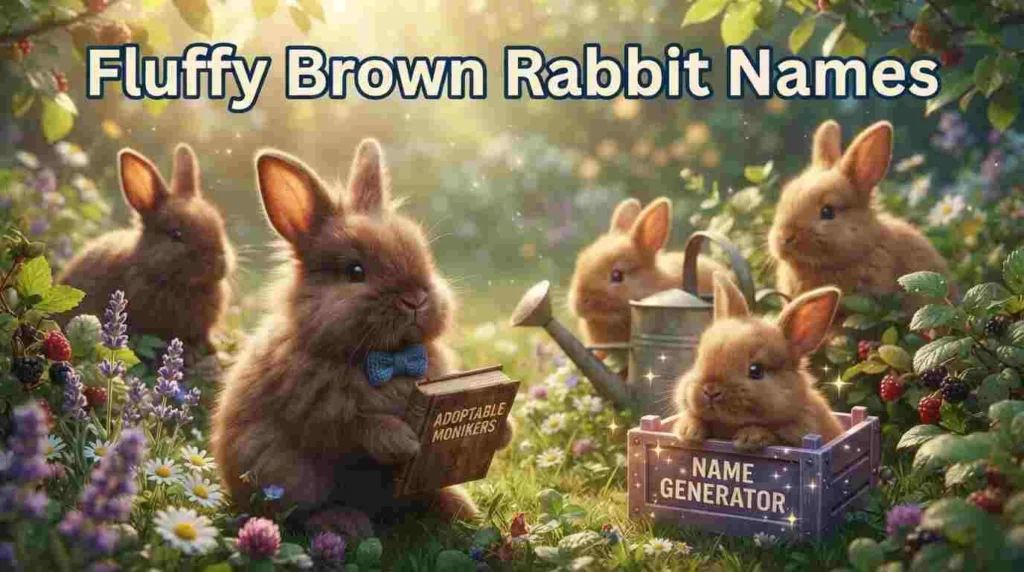 Fluffy Brown Rabbit Names
