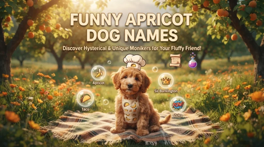 Funny Apricot Dog Names