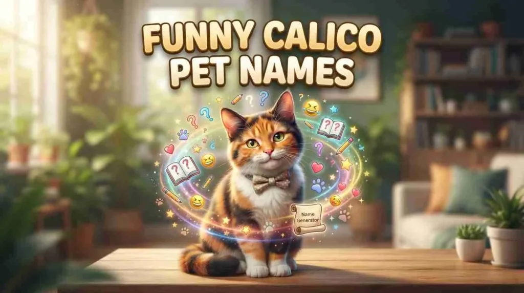 Funny Calico Pet Names