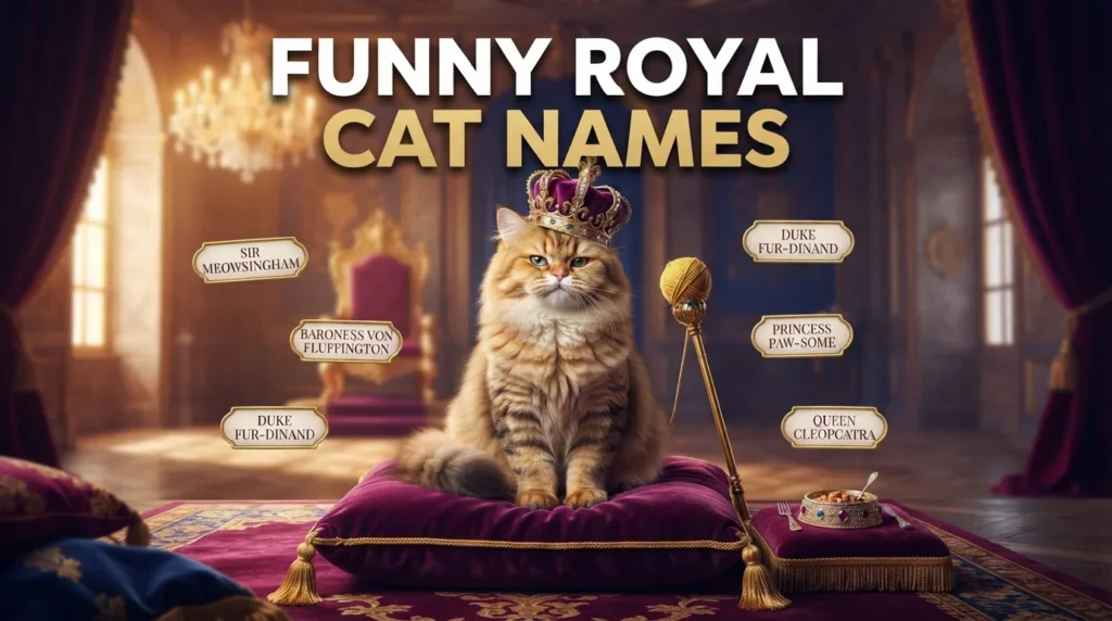Funny Royal Cat Names