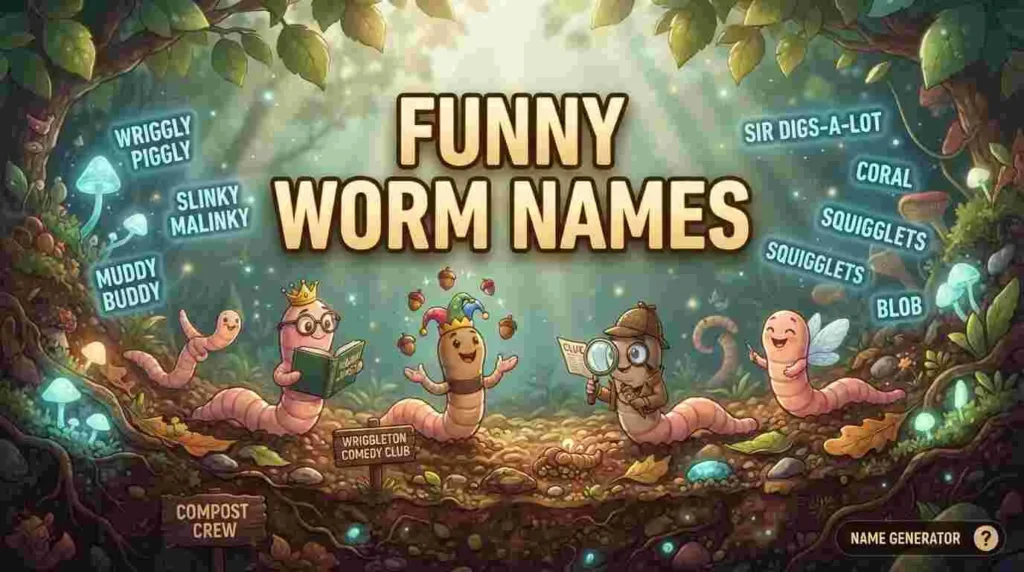 Funny Worm Names