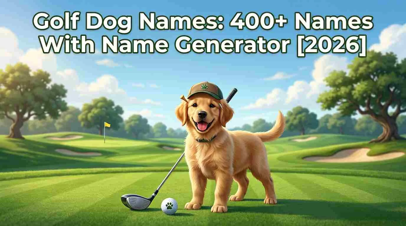 Golf Dog Names: 400+ Names With Name Generator [2026]