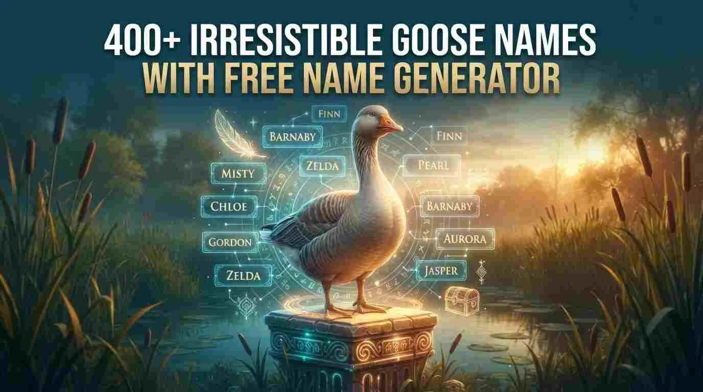 400+ Irresistible Goose Names With Free Name Generator