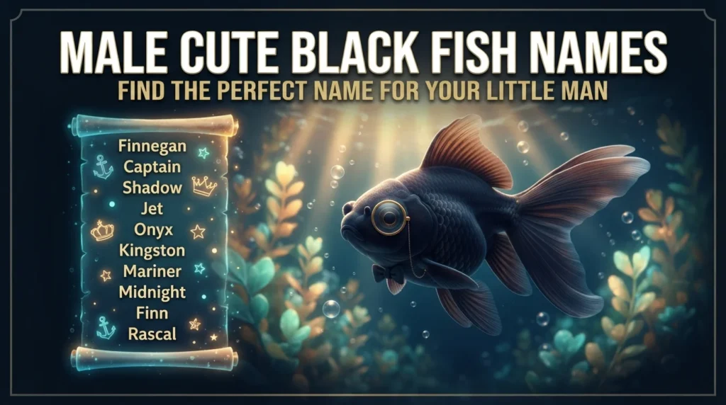 Male Cute Black Fish Names