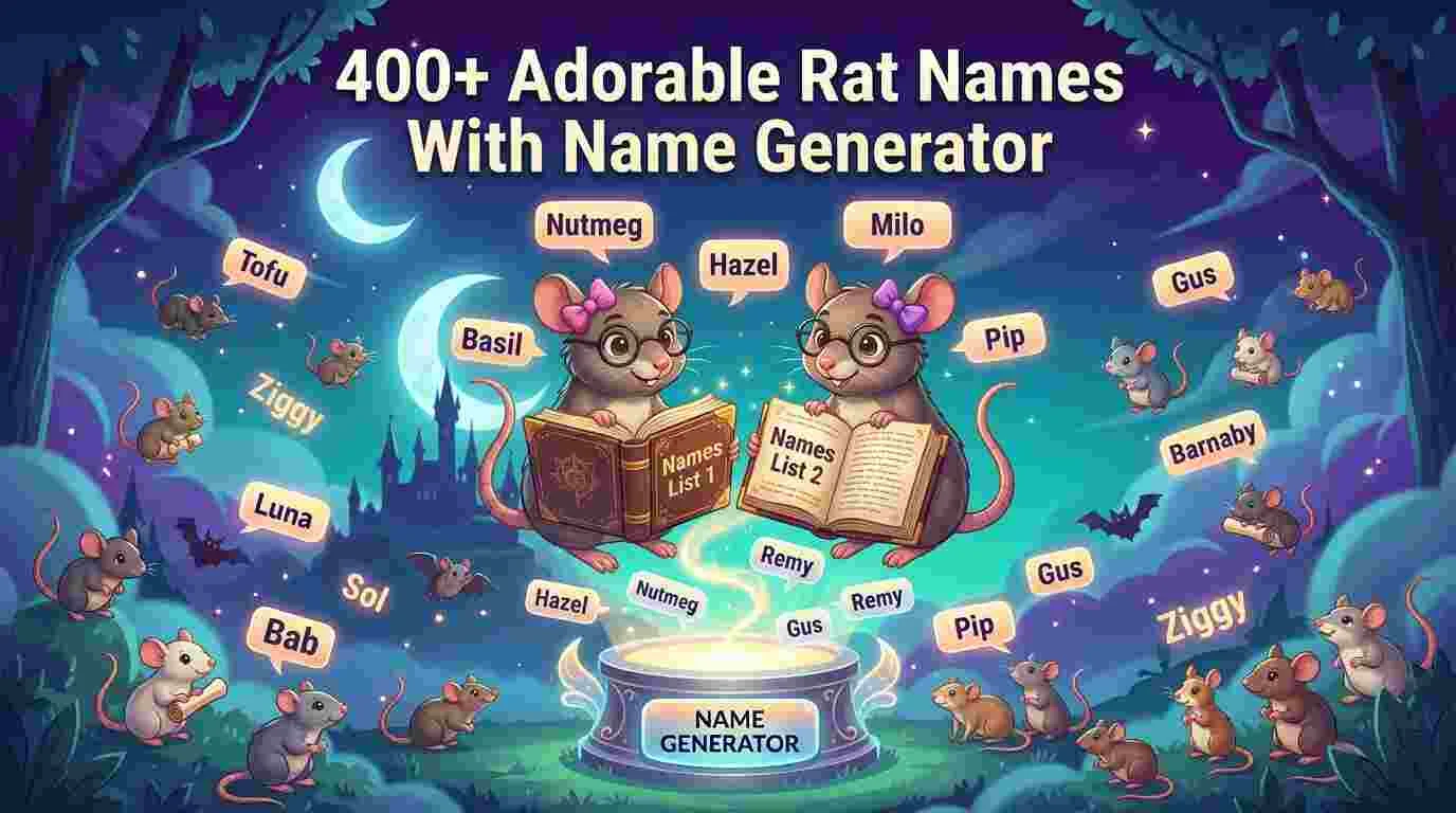 400+ Adorable Rat Names: Cute & Unique Ideas