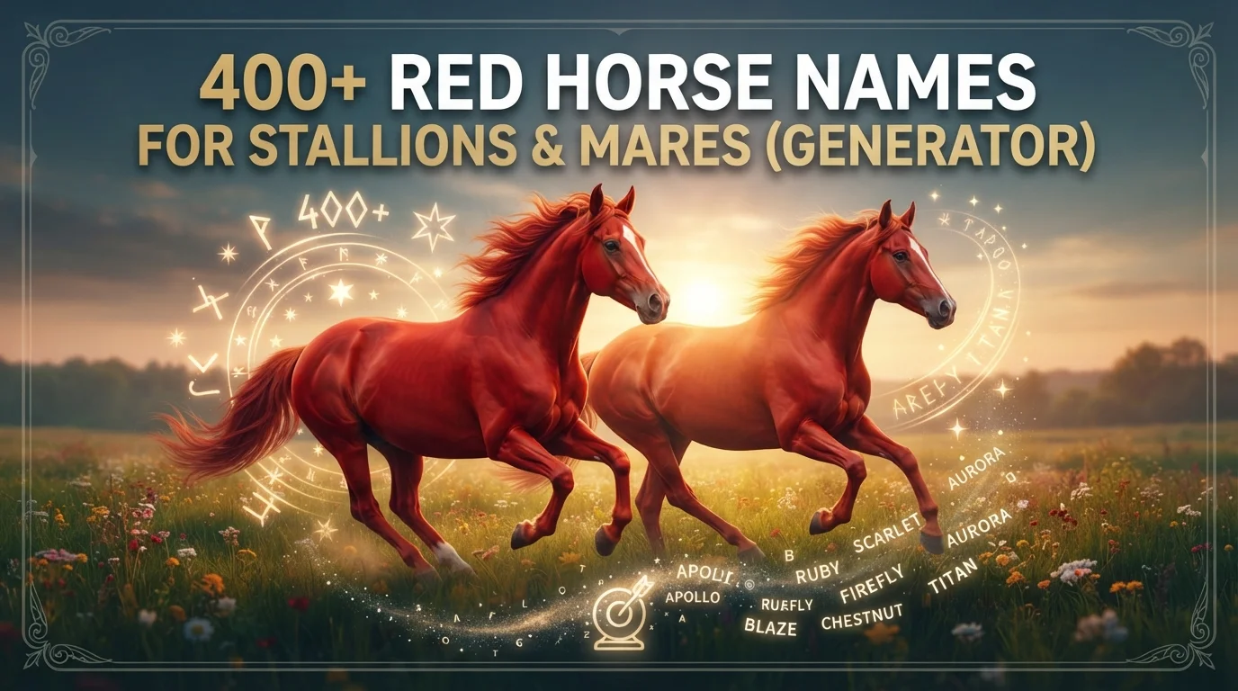 Red Horse Names
