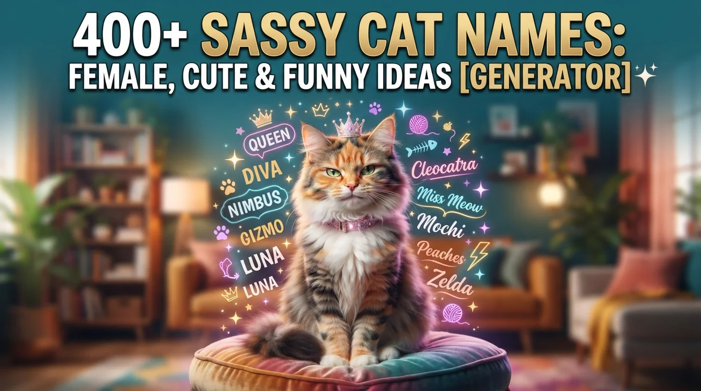 Sassy Cat Names