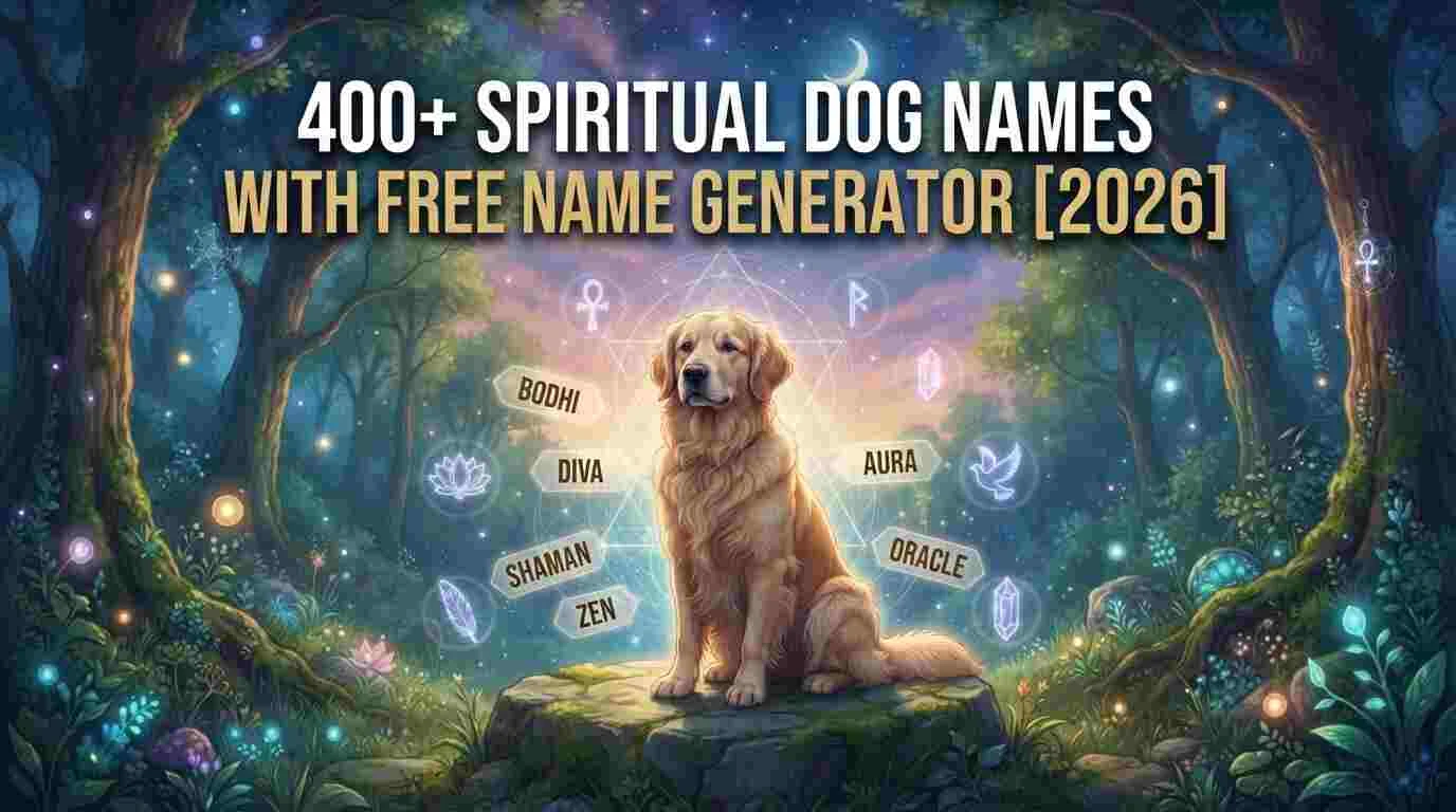 400+ Spiritual Dog Names With Free Name Generator [2026]