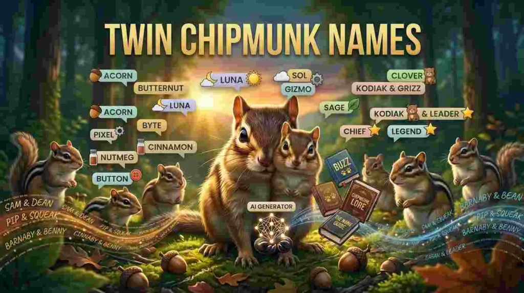Twin Chipmunk Names