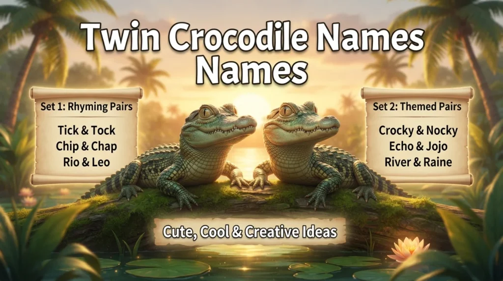 Twin Crocodile Names