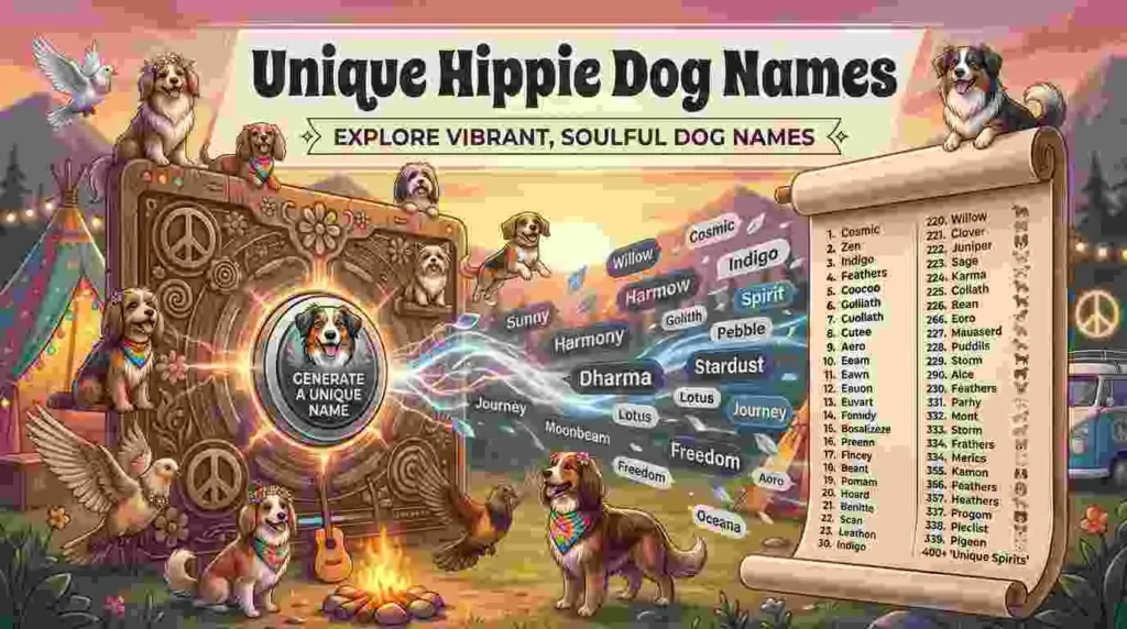 Unique Hippie Dog Names