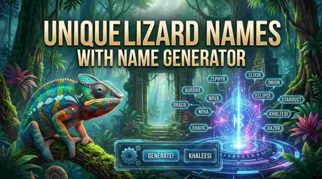 Unique Lizard Names