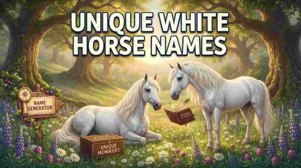 Unique White Horse Names