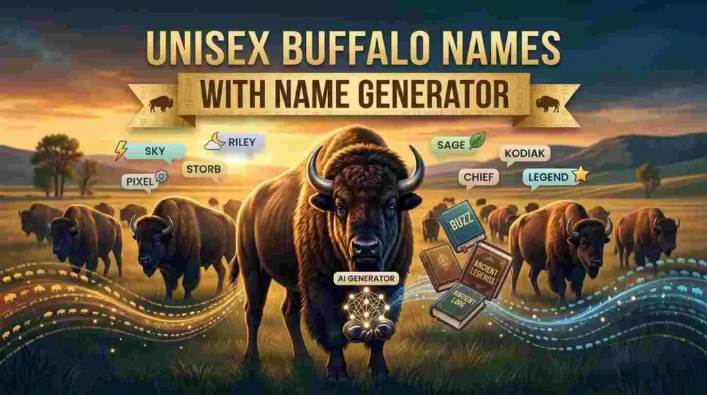 Unisex Buffalo Names