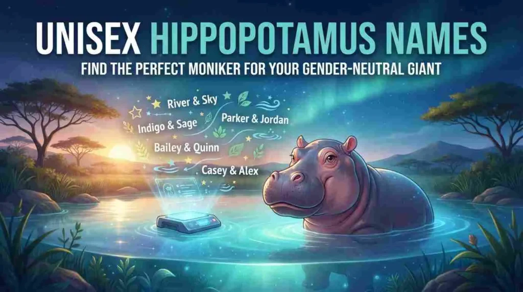 Unisex Hippopotamus Names