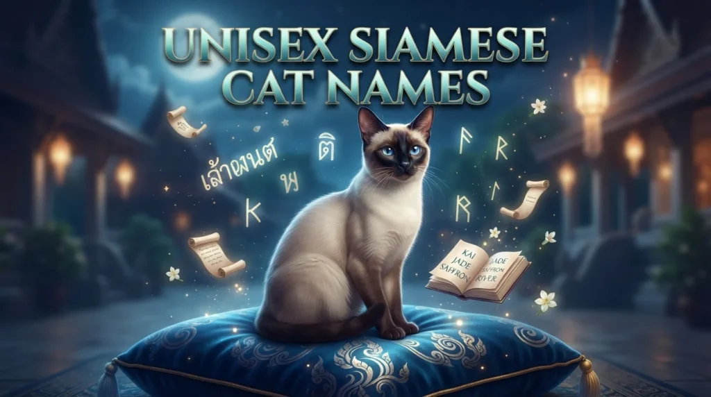 Unisex Siamese Cat Names