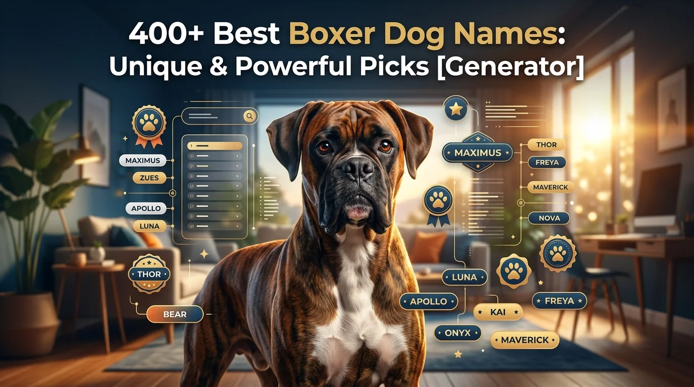 Boxer Dog Names