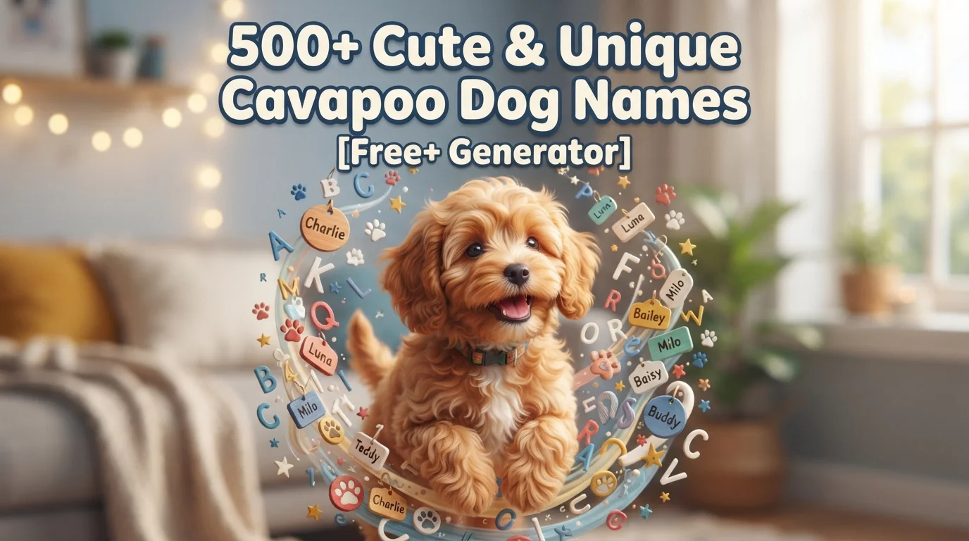 Cavapoo Dog Names