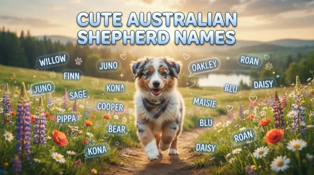 Cute Australian Shepherd Names