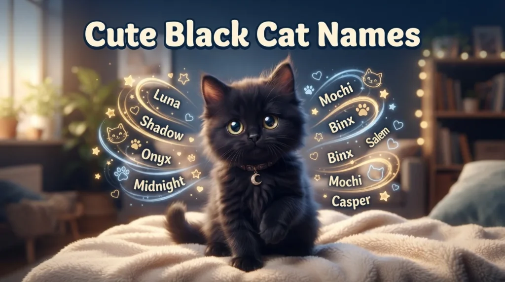 Cute Black Cat Names