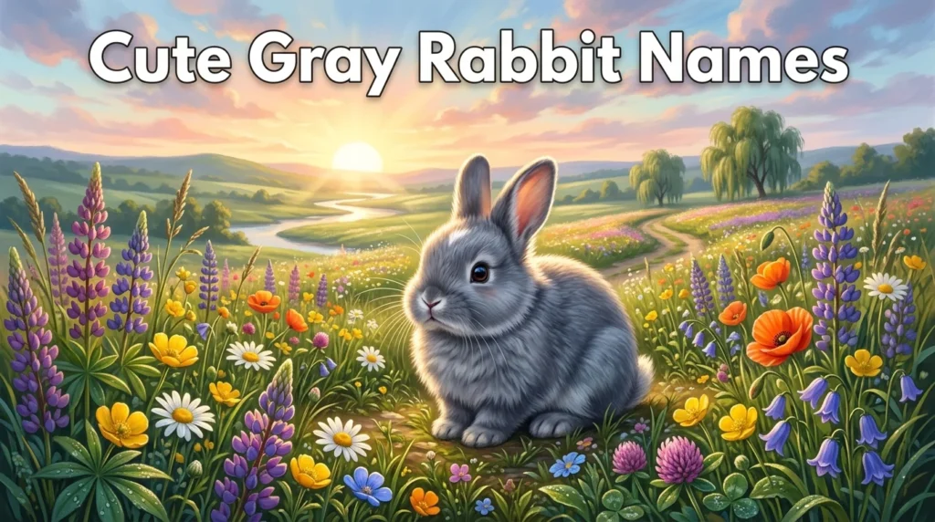 Cute Gray Rabbit Names