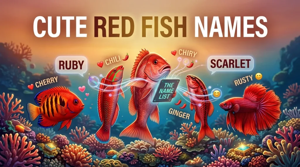 Cute Red Fish Names