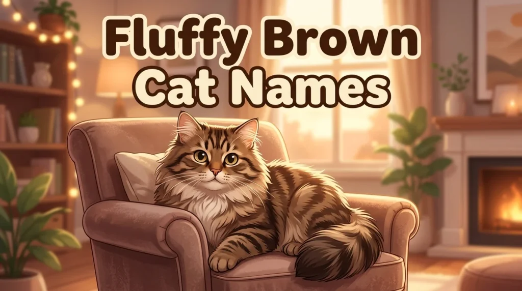 Fluffy Brown Cat Names