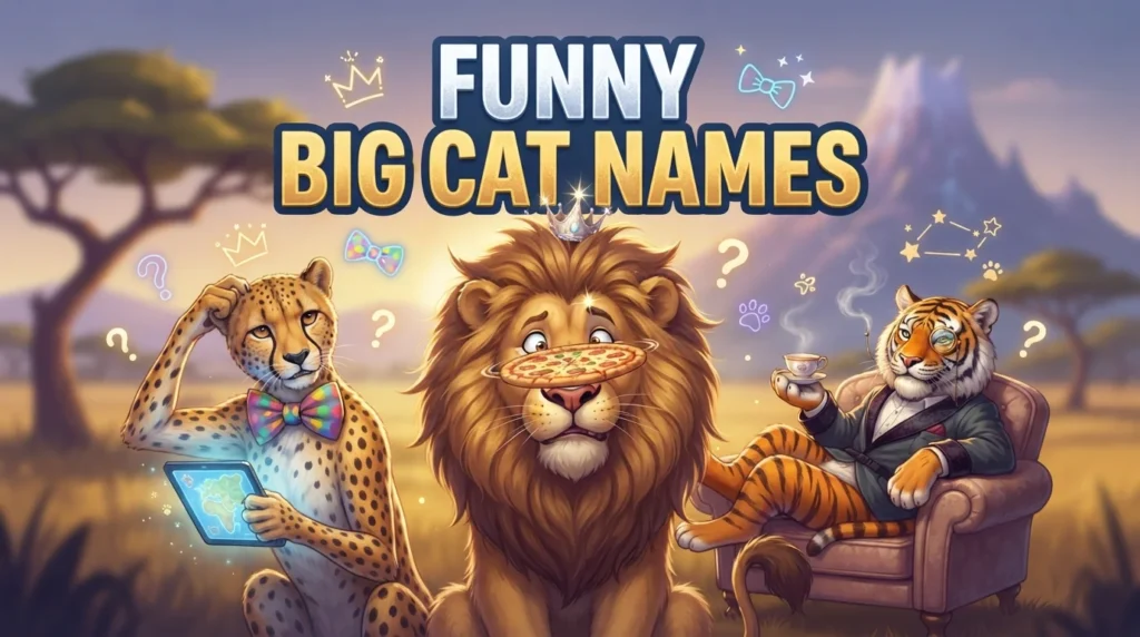 Funny Big Cat Names
