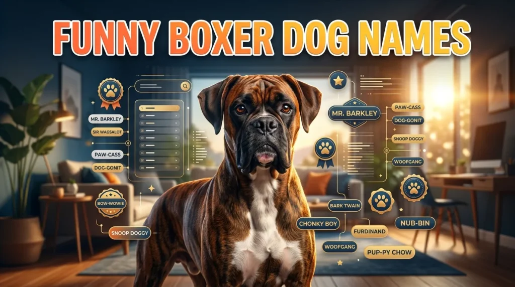 Funny Boxer Dog Names