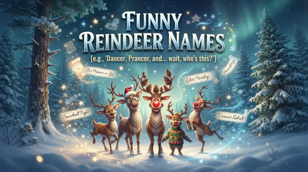 Funny Reindeer Names