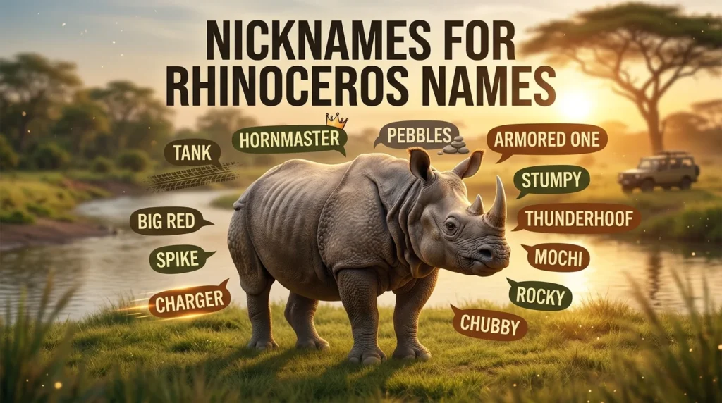 Nicknames for Rhinoceros Names