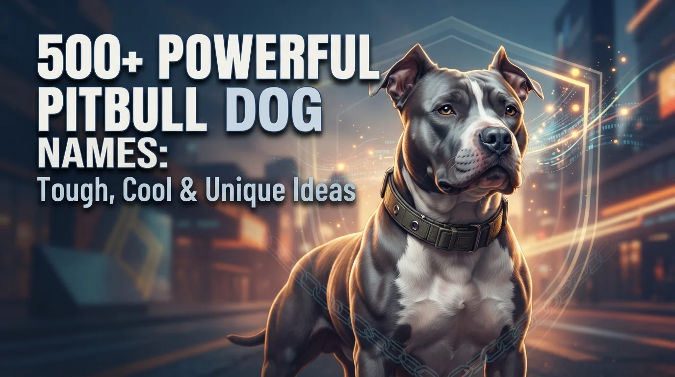Pitbull Dog Names