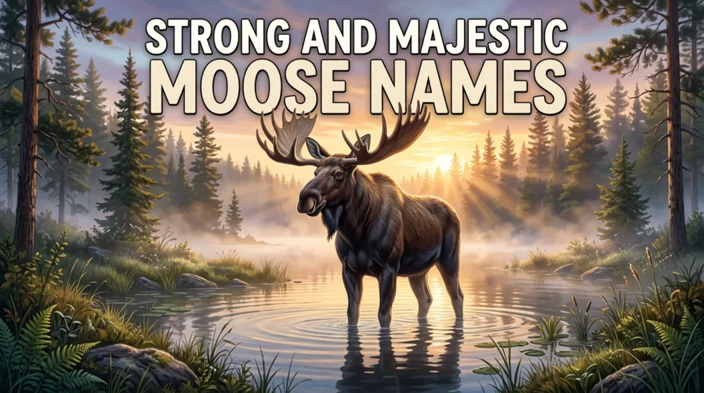 Strong and Majestic Moose Names