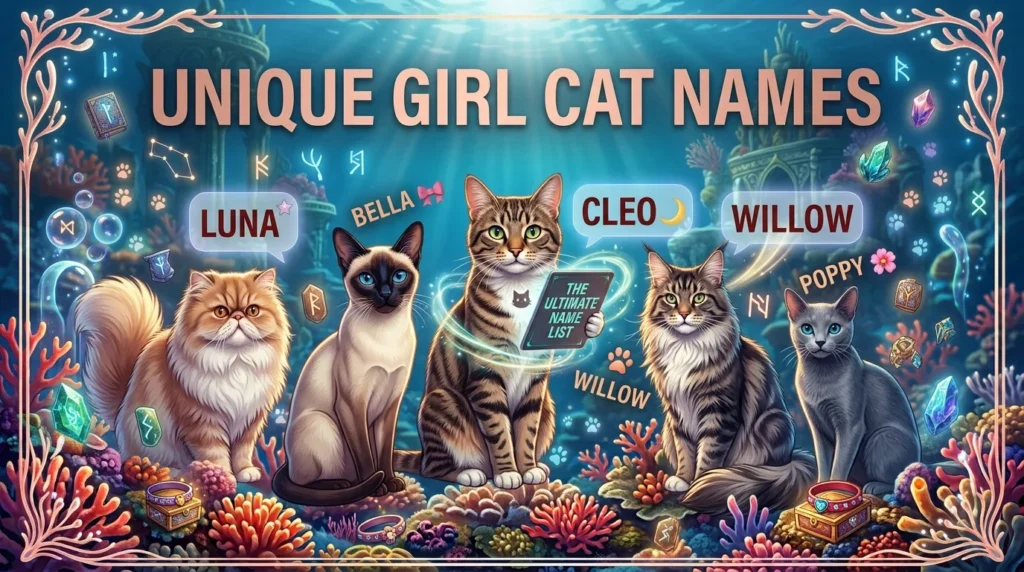 Unique Girl Cat Names
