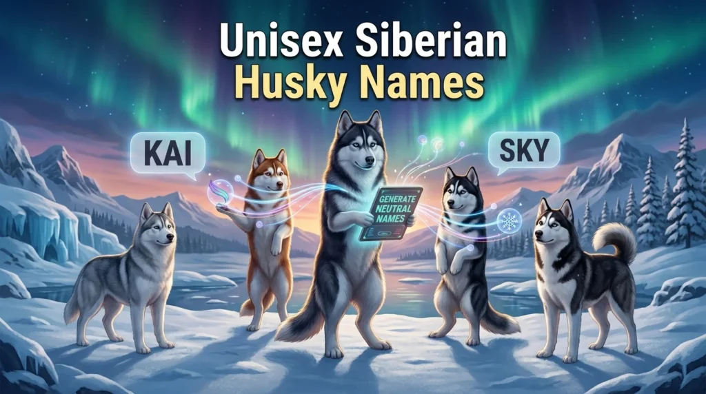 Unisex Siberian Husky Names